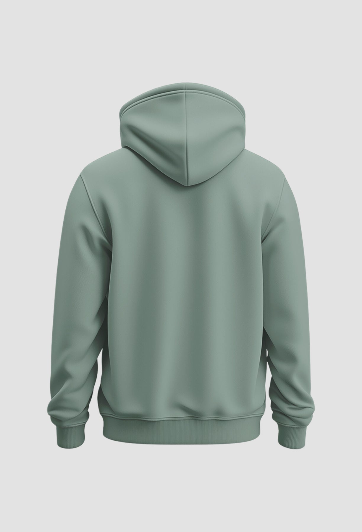 Pista Green Loose Fit Hoodie