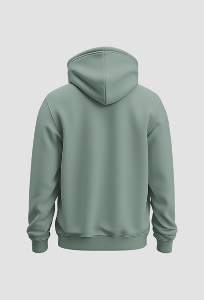 Pista Green Loose Fit Hoodie