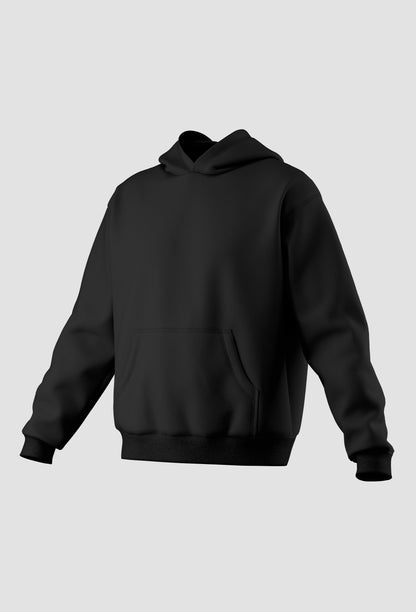 Black Loose Fit Hoodie