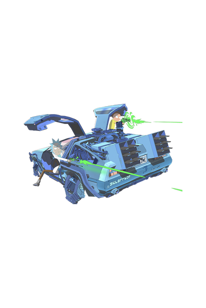 Rick &amp; Morty x DeLorean