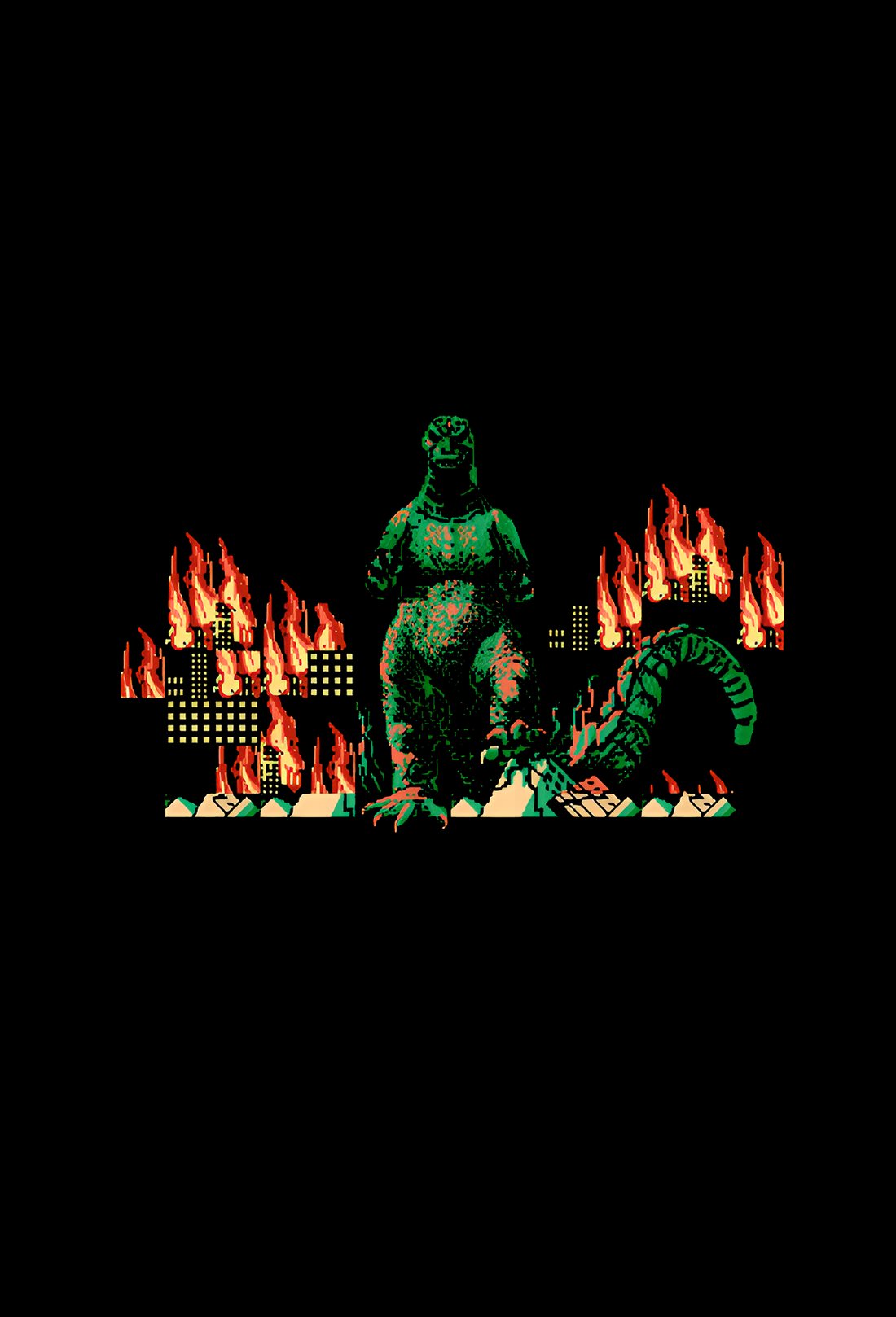 8bit-Godzilla